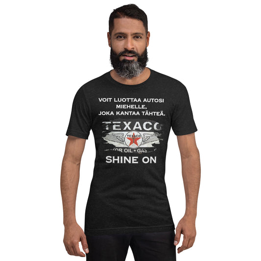 Unisex t-paita - Shine on tex + lisää teksti