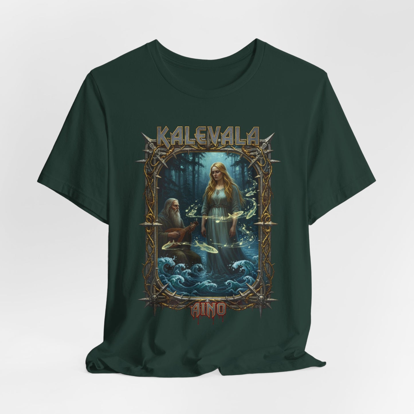 Aino Vellamon neitona Teepaita — Retro Graphic T-Shirt