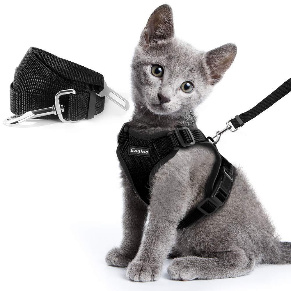 Escape Proof Cat Vest Harness ja auton turvavyöadapteri