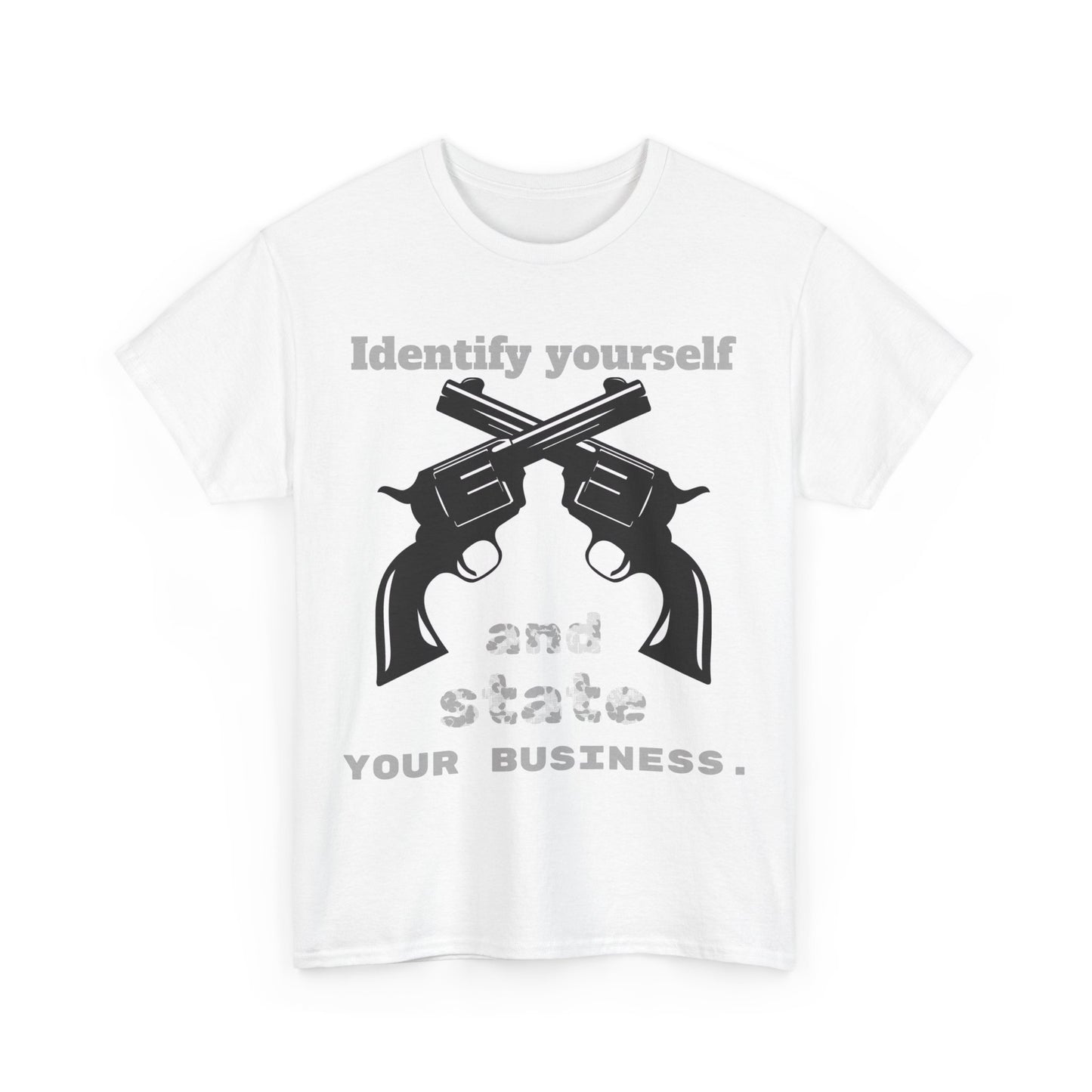 Unisex thick t-shirt - identify