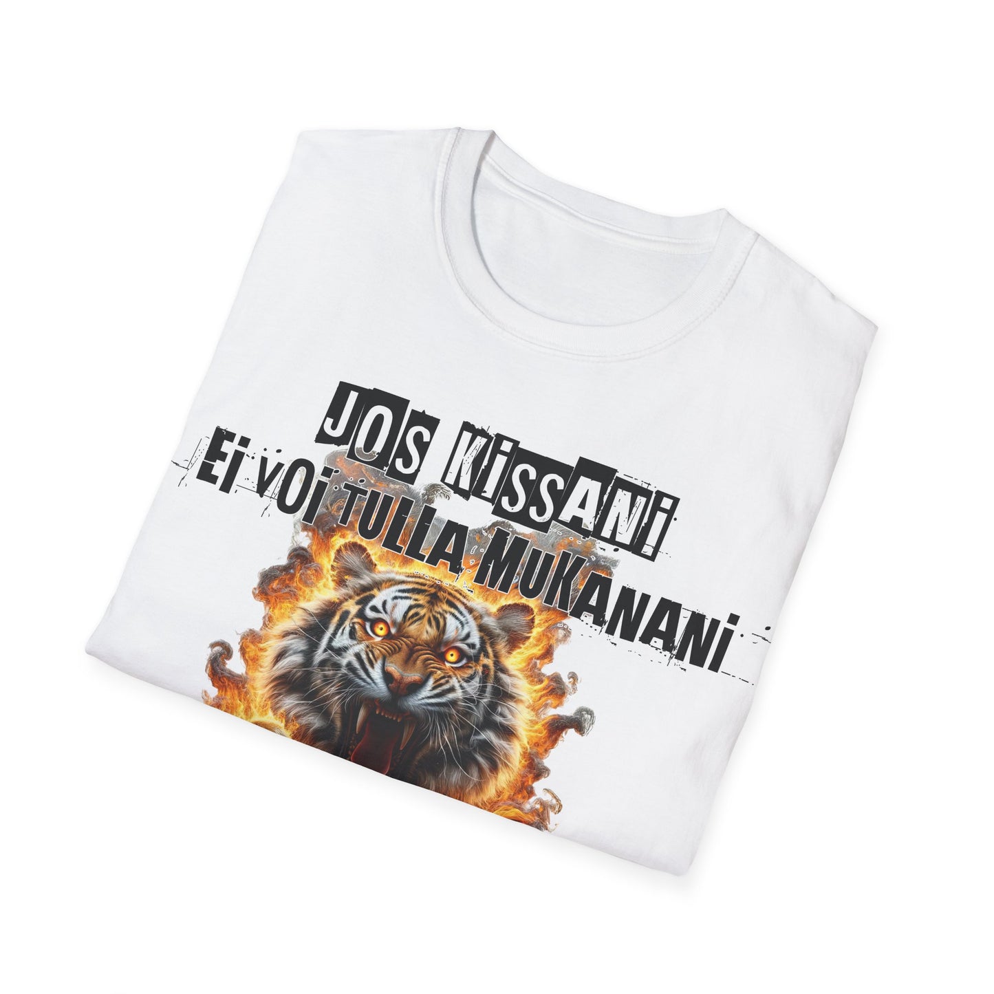 T-Paita - jos kissani ei voi tulla, minä en tule, tiikeri