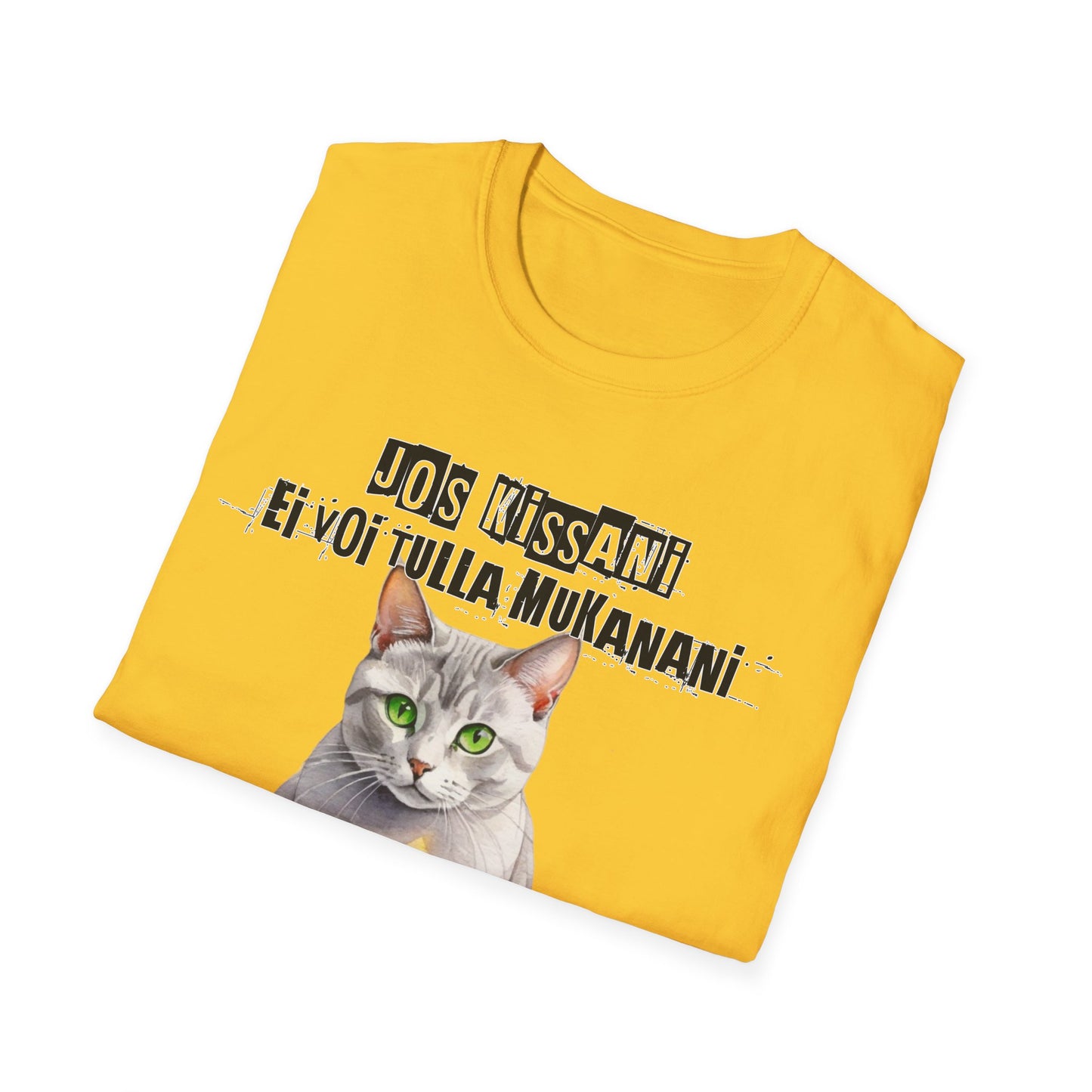 T-Paita - jos kissani ei voi tulla, minä en tule, burmilla