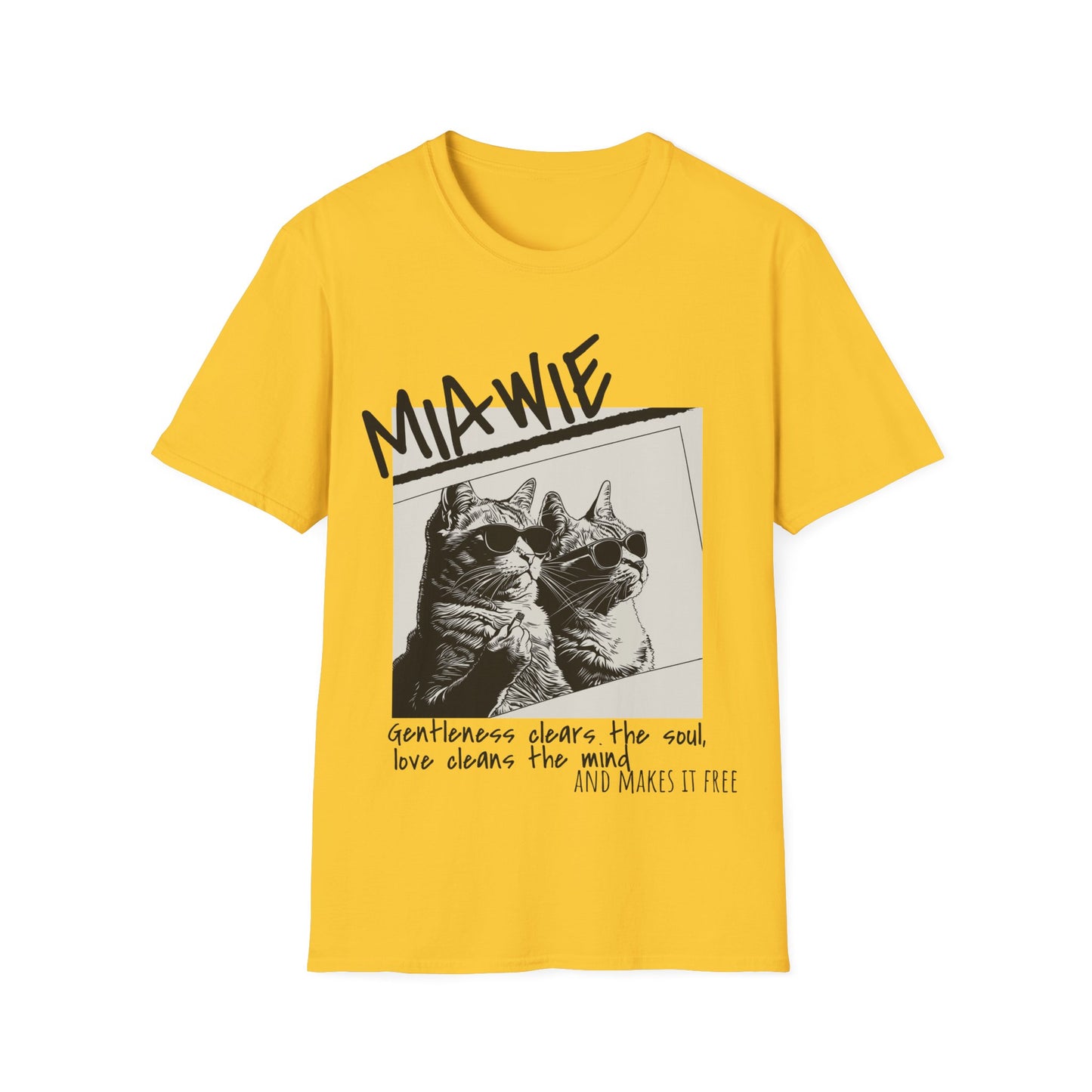 Pehmee ja Monikäyttönen T-Paita - MIAWIE