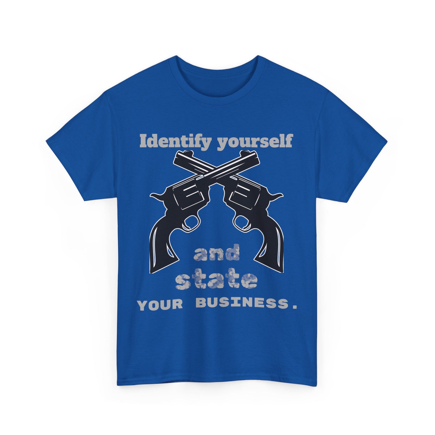 Unisex thick t-shirt - identify