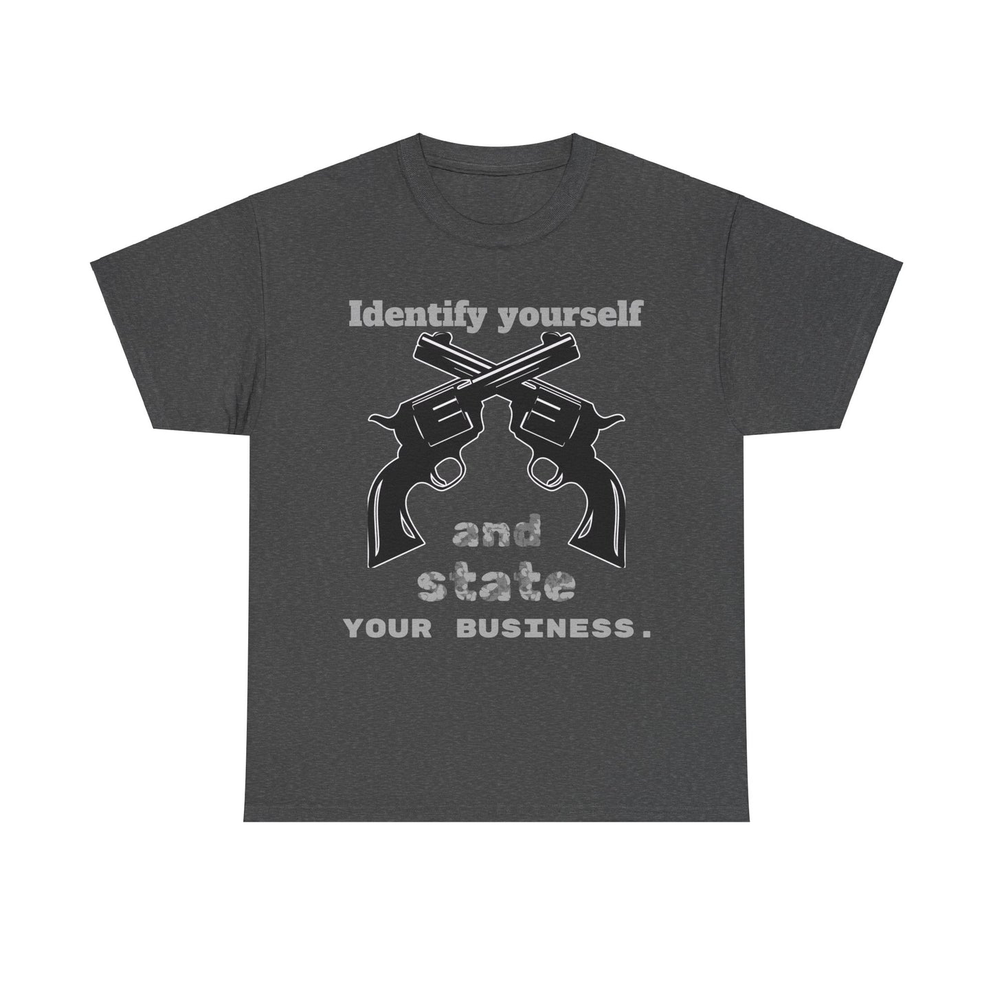 Unisex thick t-shirt - identify