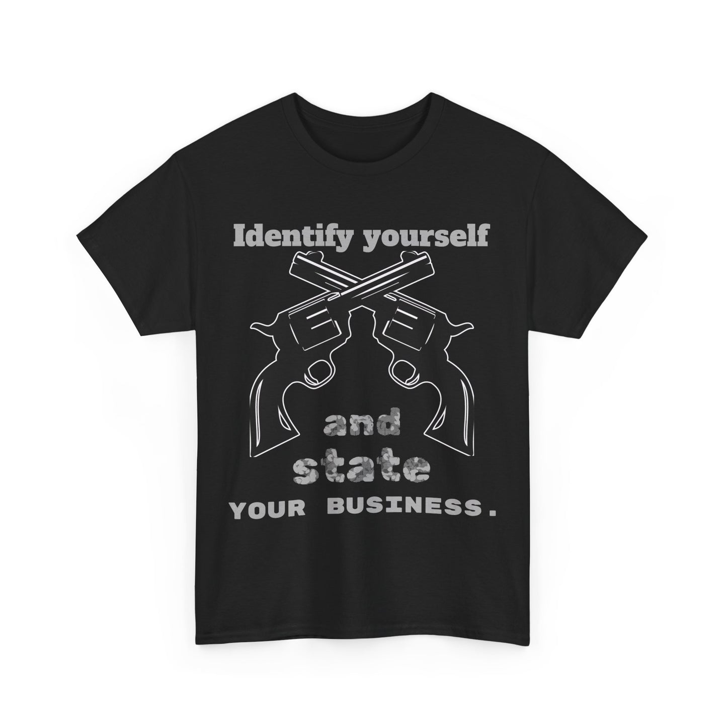 Unisex thick t-shirt - identify