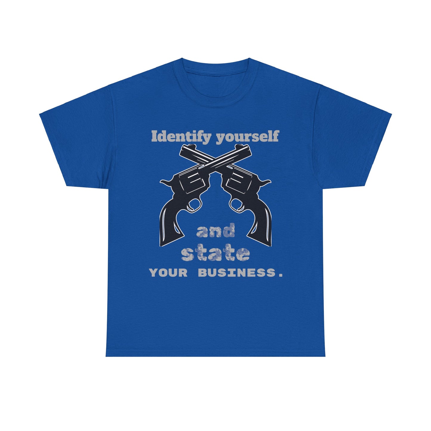 Unisex thick t-shirt - identify