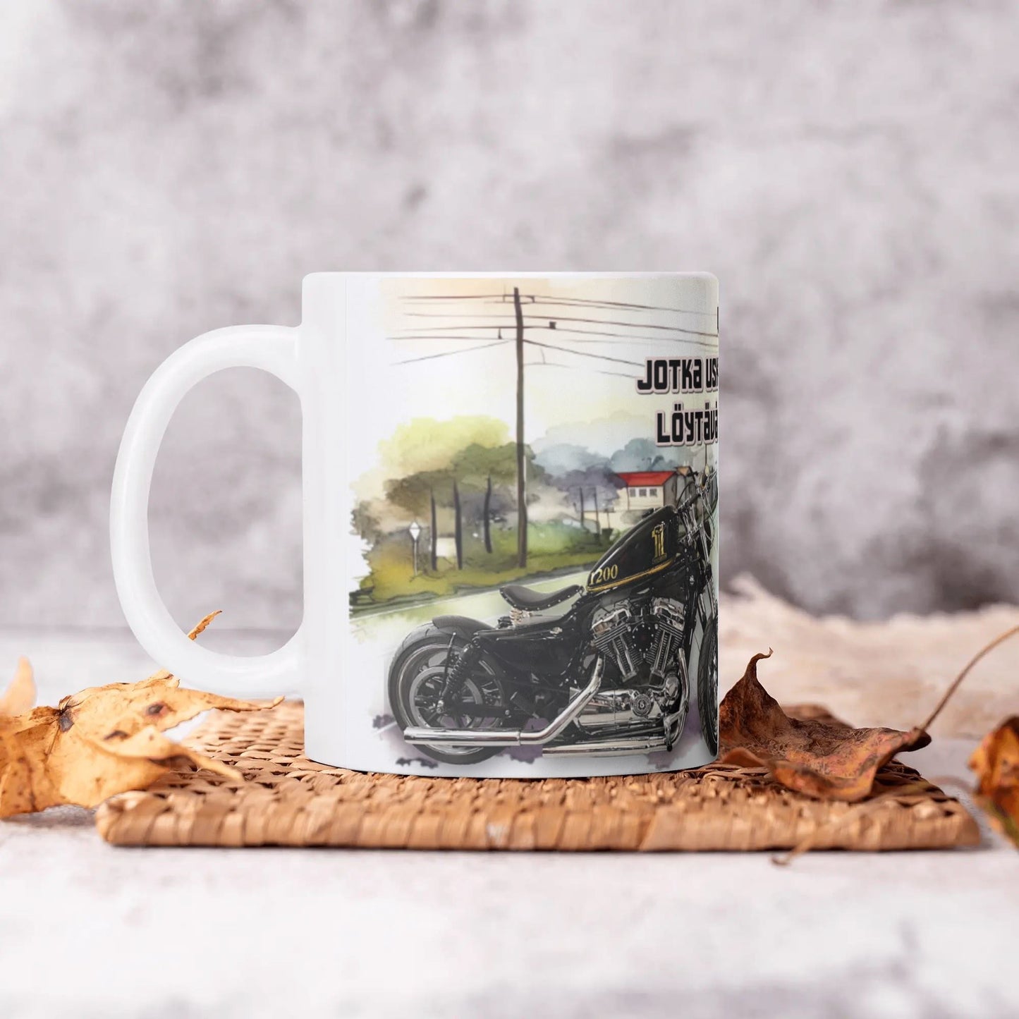 HELLLIVE muki from Lieto - kylätie + omat kuva ja teksti