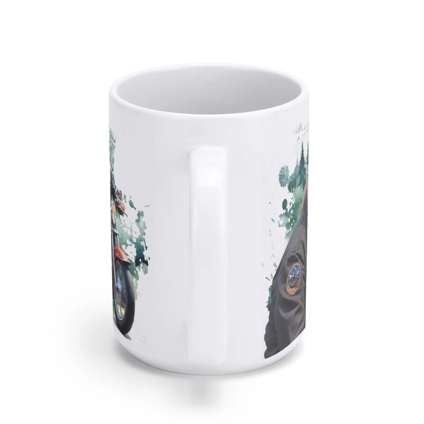 HELLLIVE muki from Lieto + motoristi ja vaikk mopon kuva sekä sun teksti