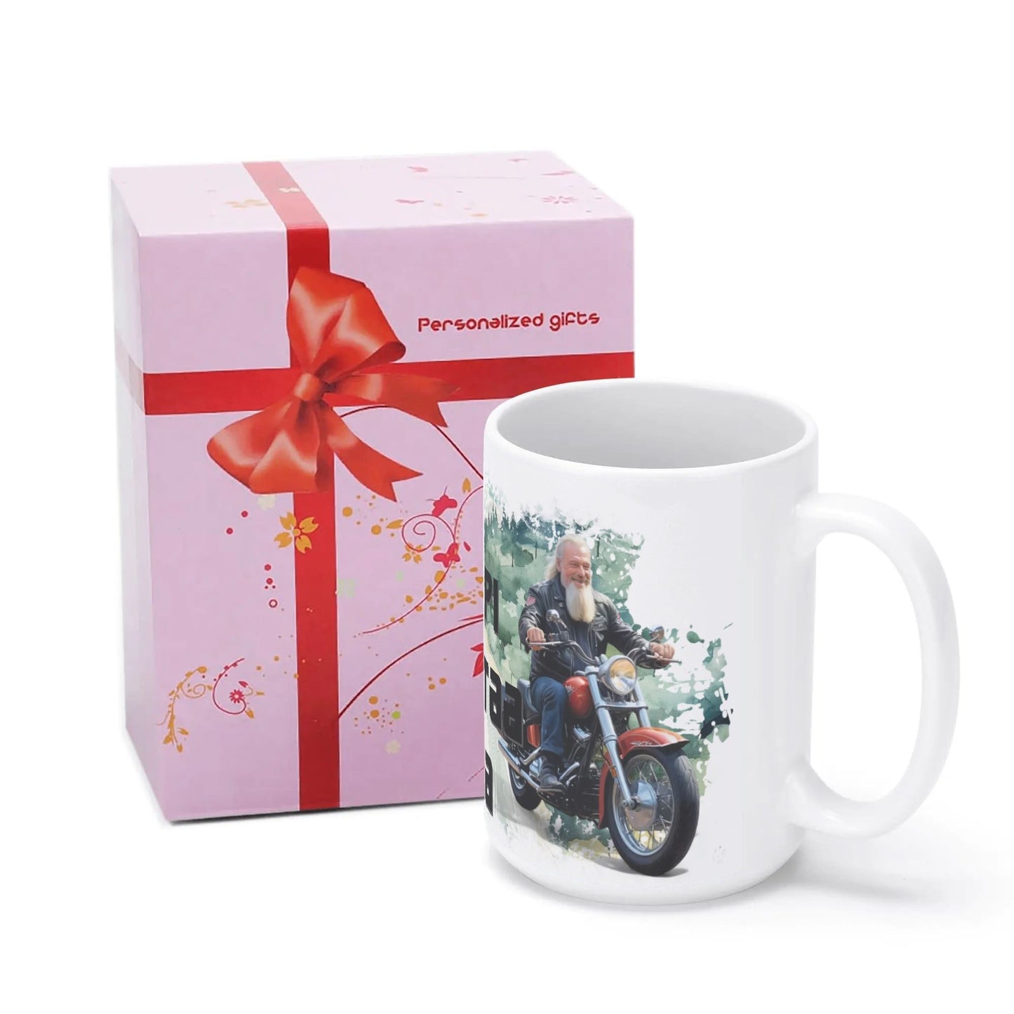 HELLLIVE muki from Lieto + motoristi ja vaikk mopon kuva sekä sun teksti