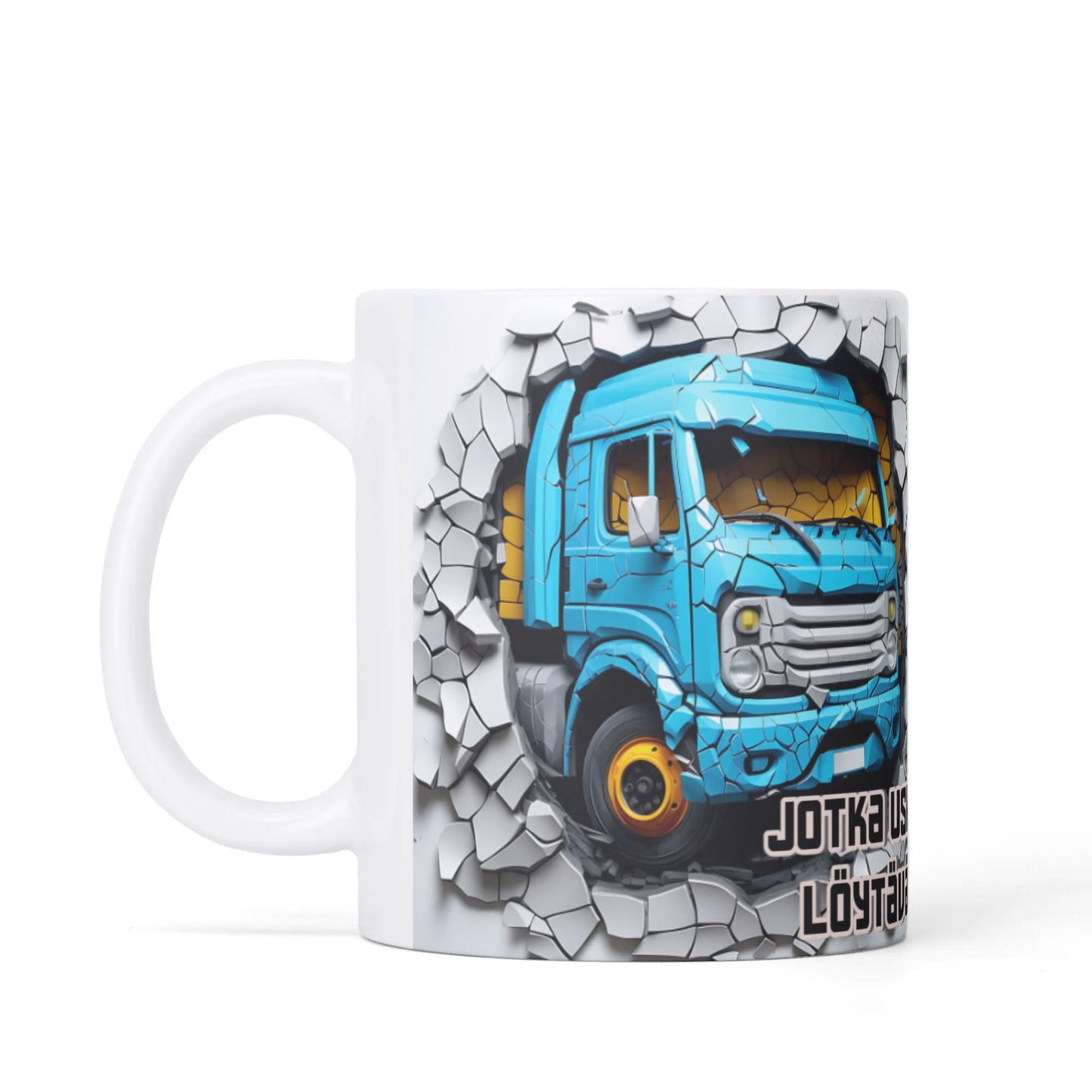 HELLLIVE muki from Lieto - betoniseinä + oma kuva muki