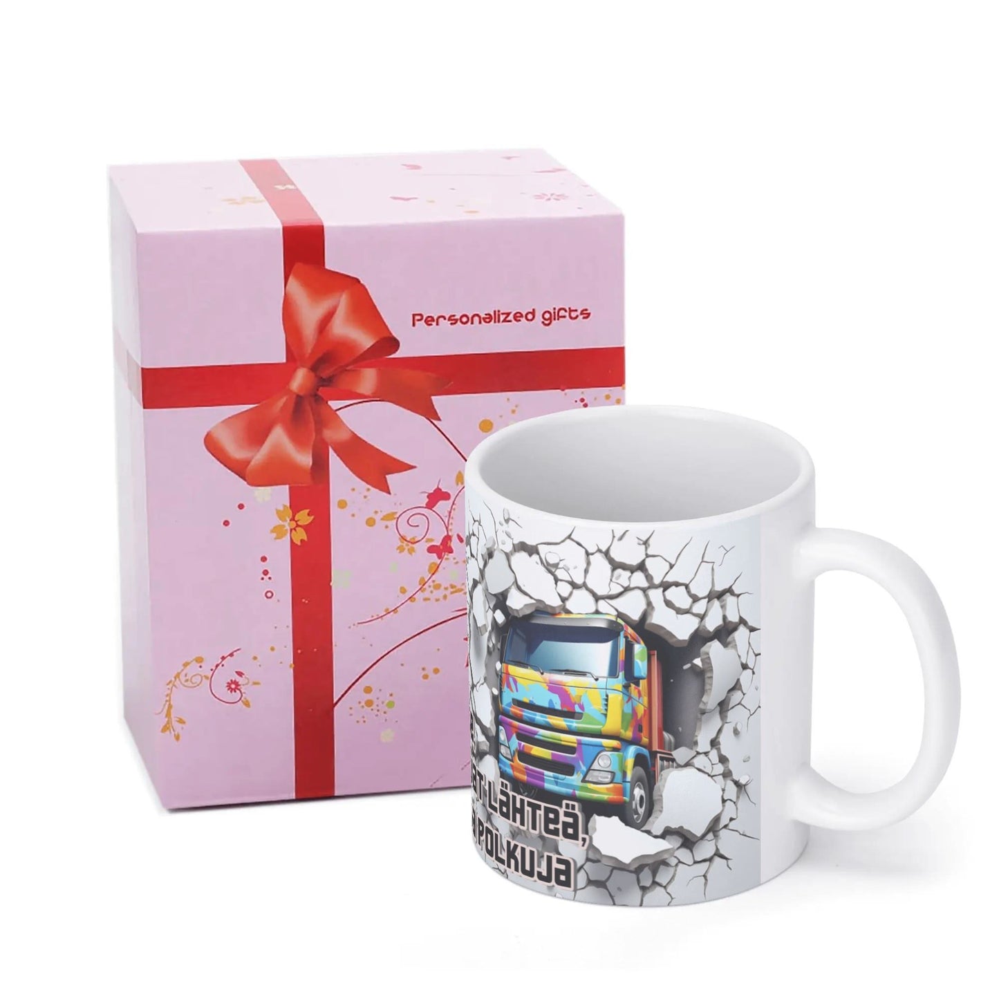 HELLLIVE muki from Lieto - betoniseinä + oma kuva muki