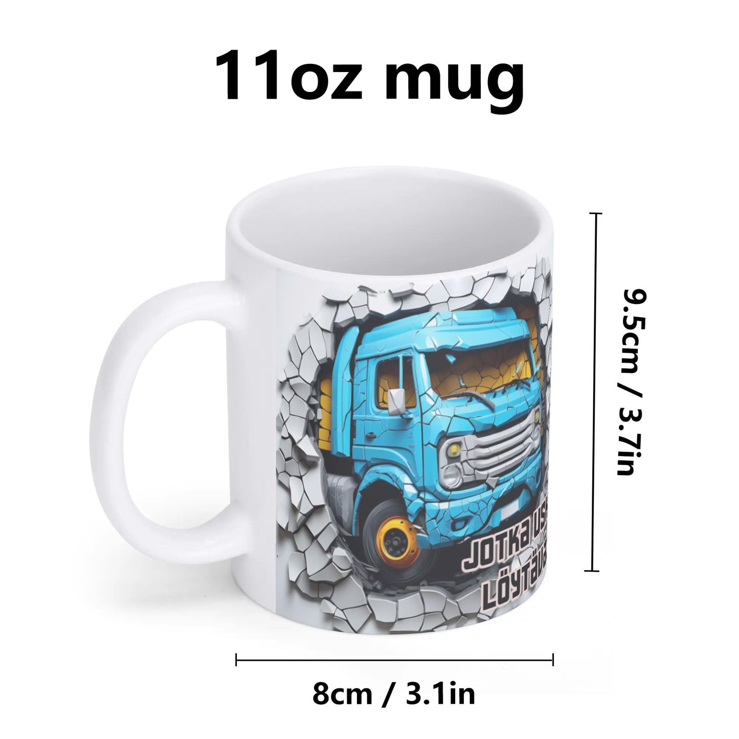 HELLLIVE muki from Lieto - betoniseinä + oma kuva muki