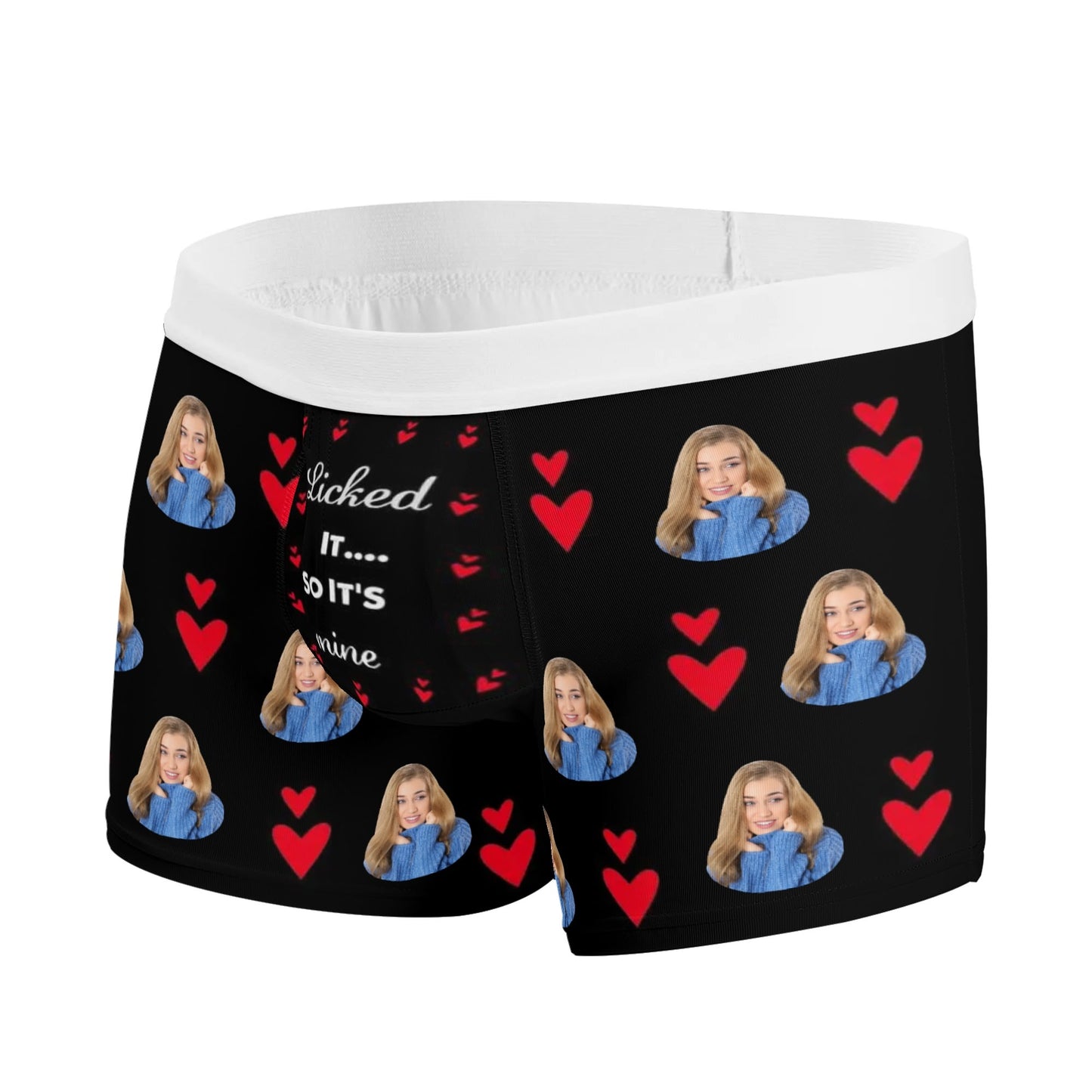 Miesten custom kalsarit - kuvalla i licked it Bokserit