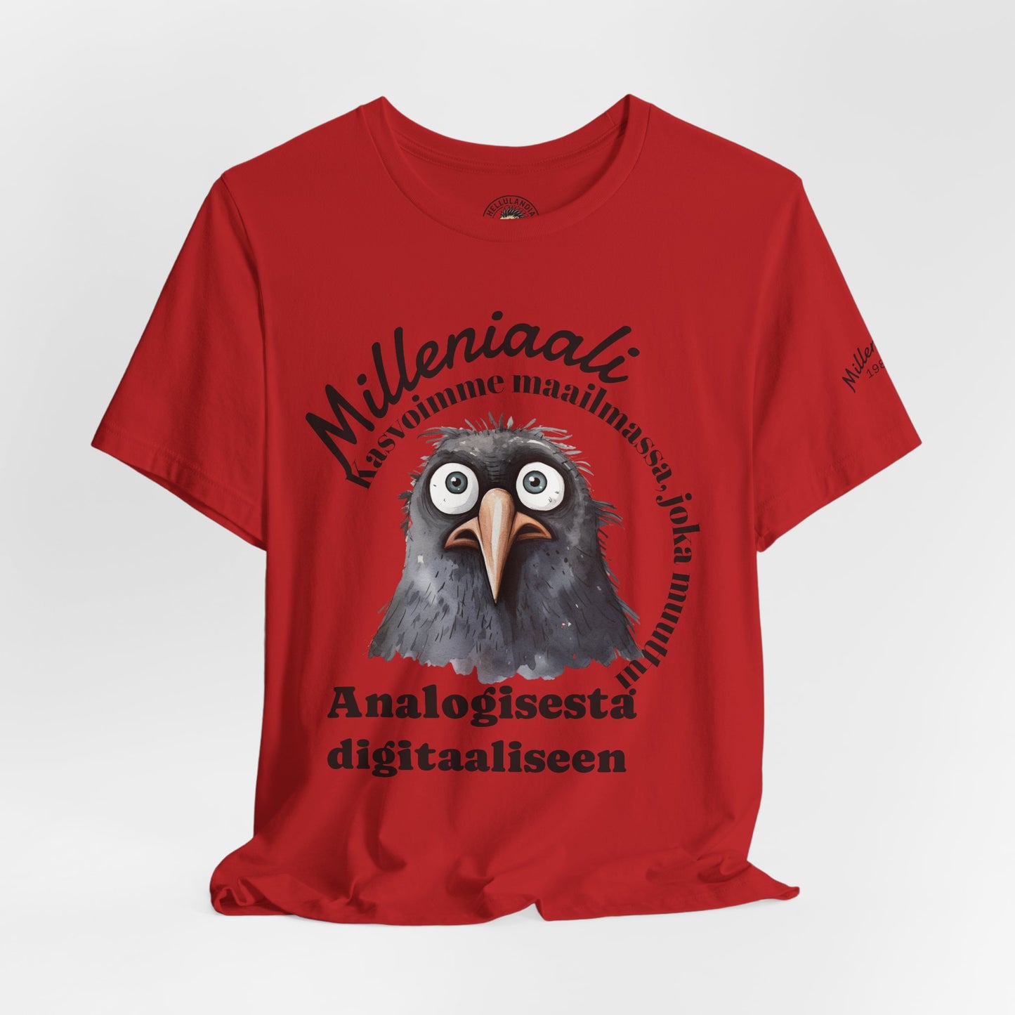 Korppi Milleniaalit Gen T-Shirt — Finnish Graphic Tee