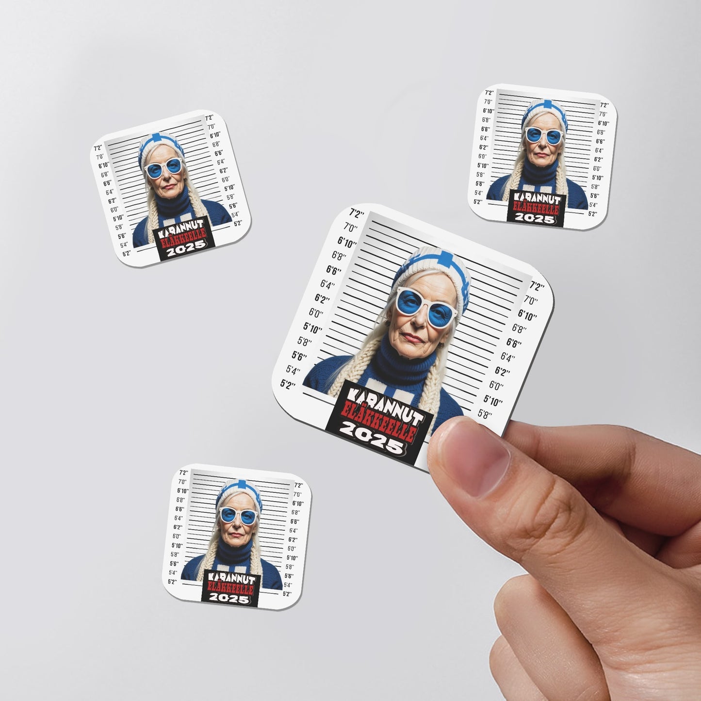 Personalized Magnetic Photos Gifts Fridge Stickers 4 Pcs