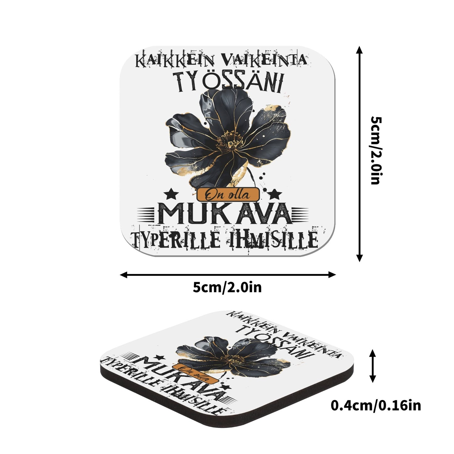 kovaa muovia magneettikuvat – vaikka oma lärvi jääkaapin oveen! 4 kpl