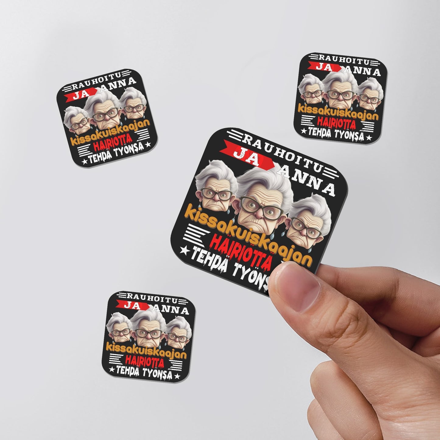 Tuunaa sun jääkaappi – kovaa muovia 4 kpl magneettikuvapaketti from lieto!