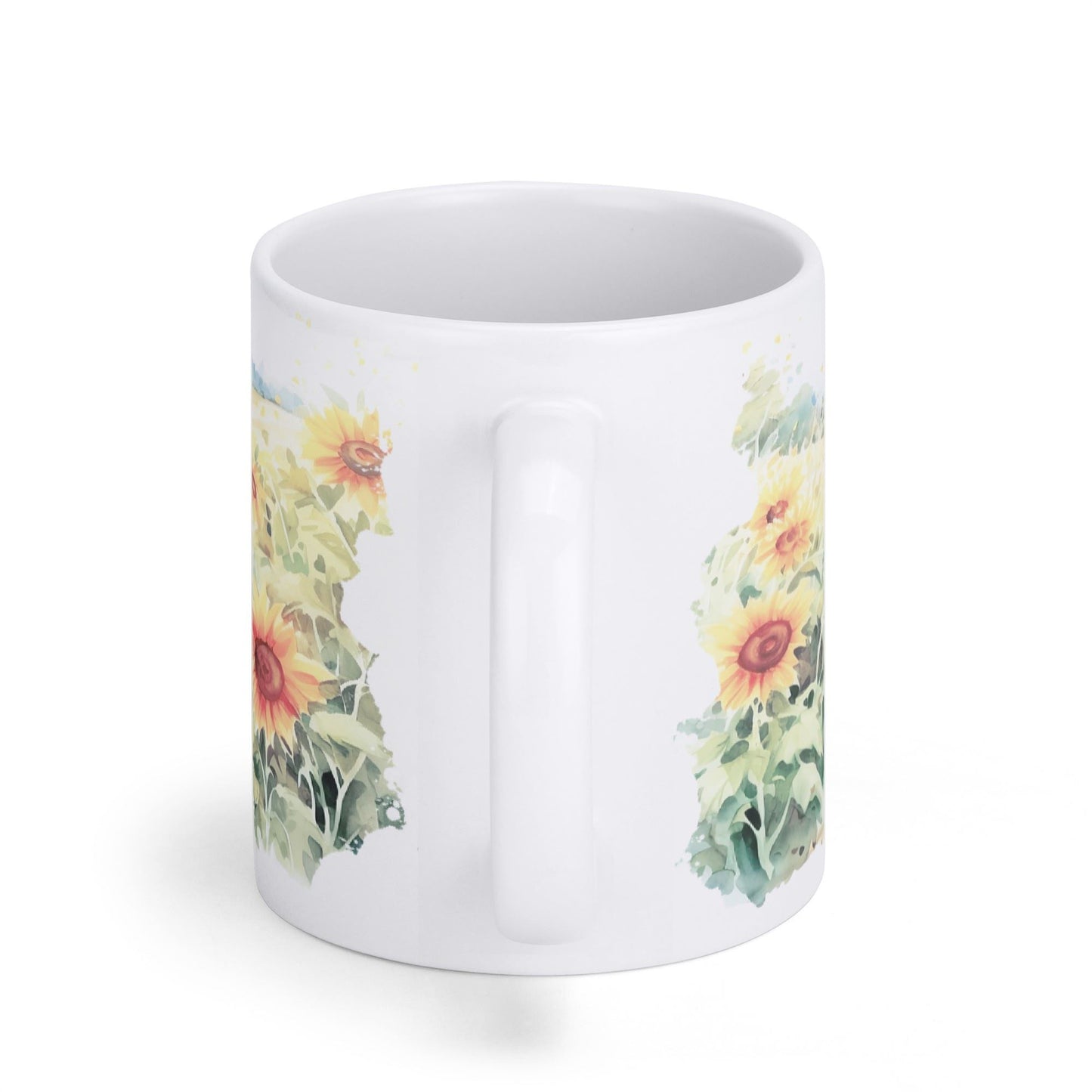 HELLLIVE muki from Lieto auringonkukat + ja omat kuvat (max 3kpl) ja tekstiä (Kopio)