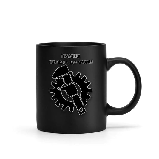 SUOMEN ARMEIJAN ASELAJIT, Intti, musta muki, MILITARY suomi, muki,