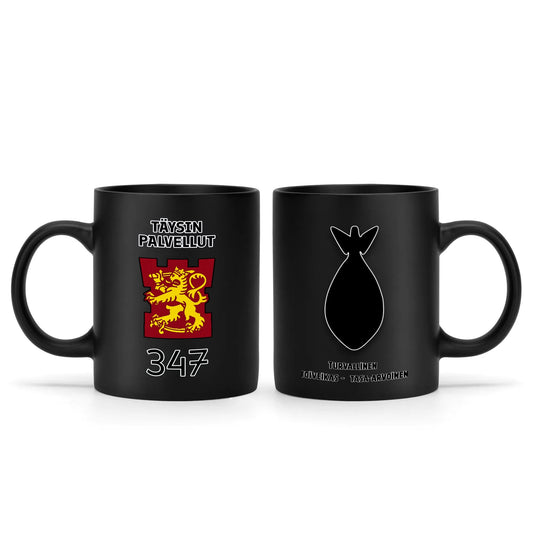 SUOMEN ARMEIJAN ASELAJIT, Intti, musta muki, MILITARY suomi, muki