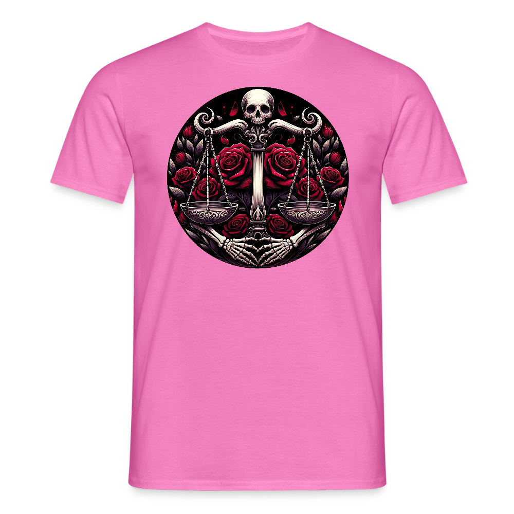 vaaka Miesten t-paita - vaaleanpunainen