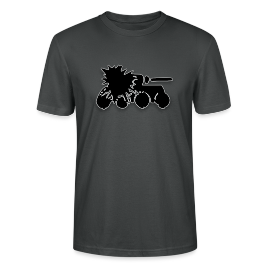 panssarintorjuntamies Stanley/Stella CRAFTER unisex t-paita - hiilenharmaa