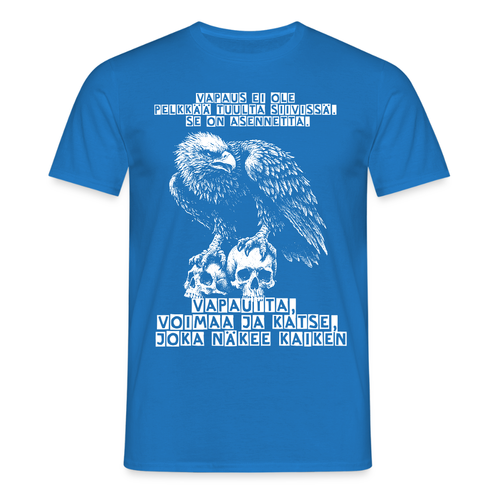 Miesten t-paita - kotka - kuninkaallinen
