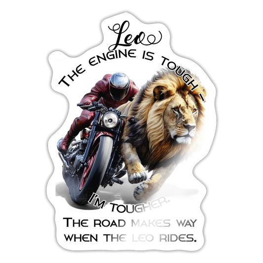 LEIJONA – LEO-HOROSKOOPPITARRA Tarra - valkoinen kiiltävä