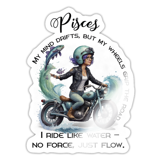 Kalat horoskooppi  i ride like water -  flow Tarra - valkoinen kiiltävä