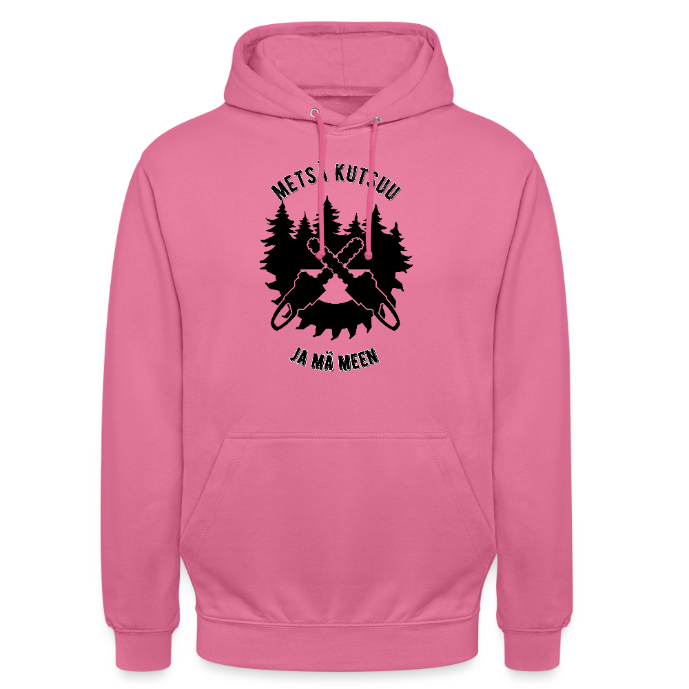 Huppari ”unisex” metsä kutsuu ja mä meen - pinkki