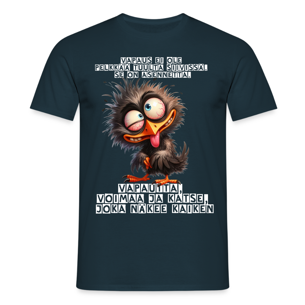 Miesten t-paita - kotka - laivasto sininen