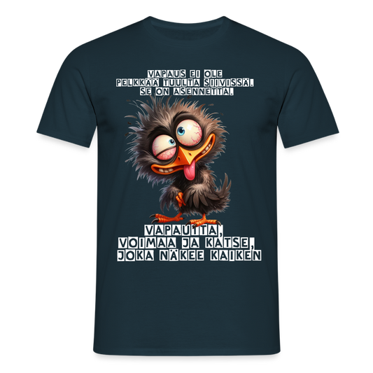 Miesten t-paita - kotka - laivasto sininen