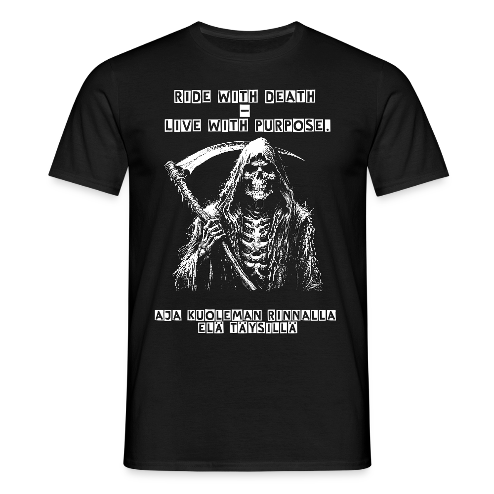 Miesten t-paita - viikatemies - musta