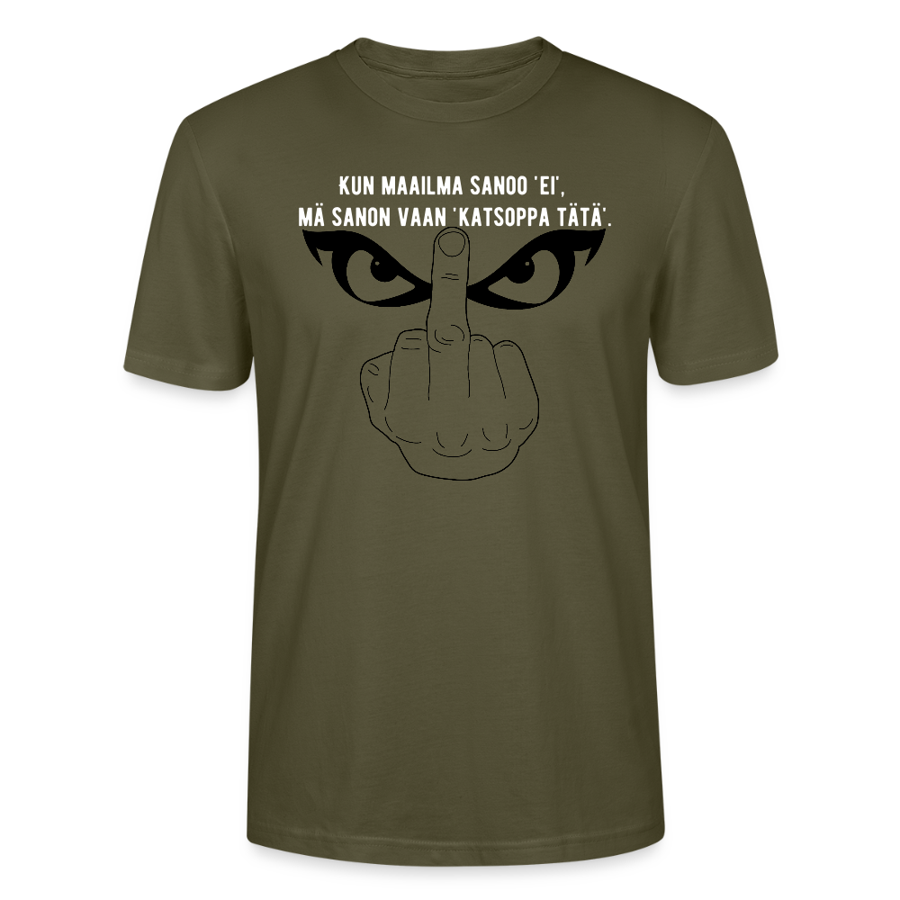 Stanley/Stella CRAFTER unisex t-paita Keskisormi - khaki