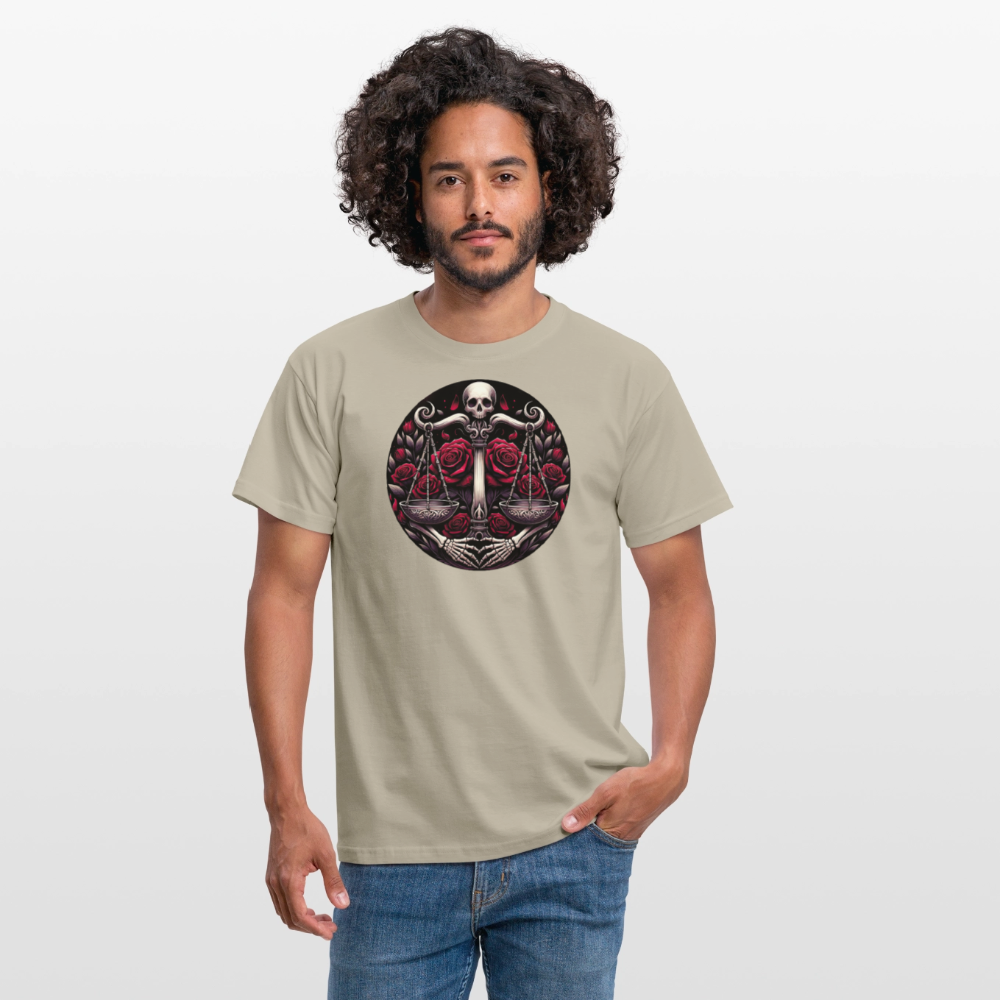 vaaka Miesten t-paita - hiekanbeige