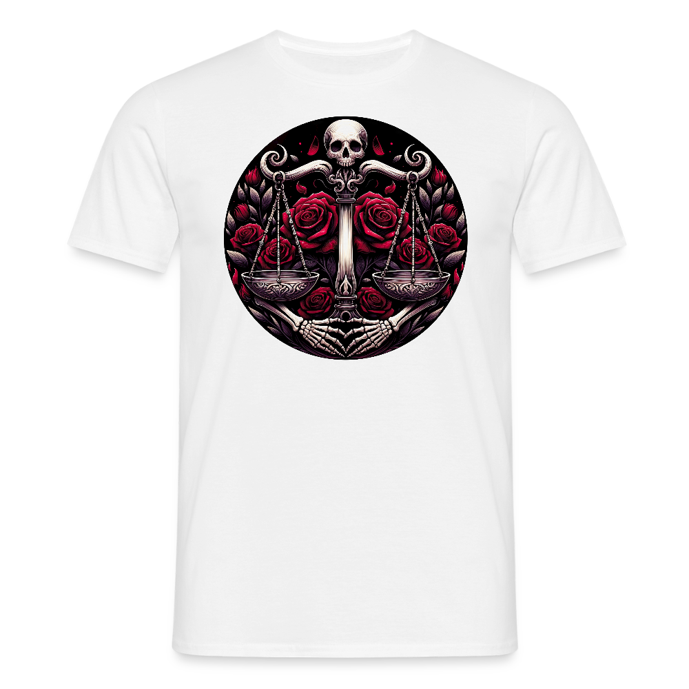 vaaka Miesten t-paita - valkoinen