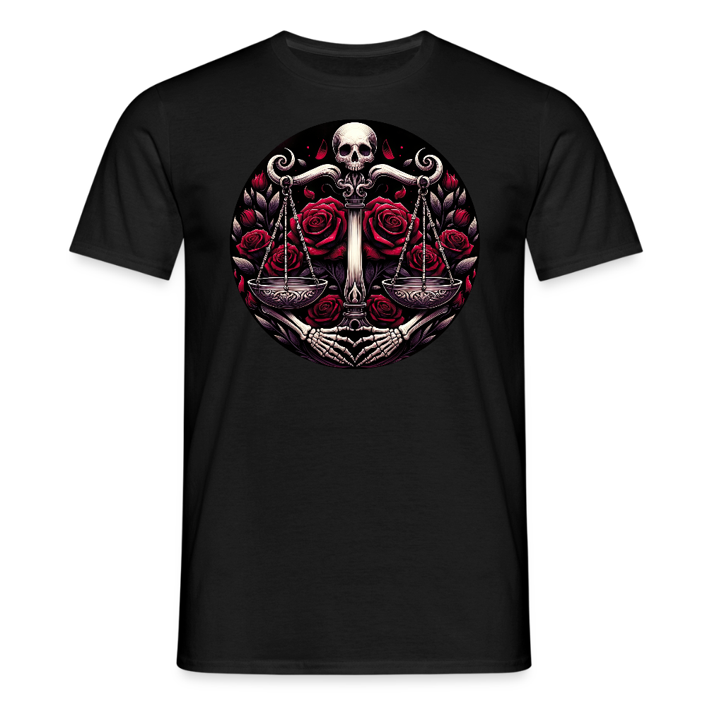 vaaka Miesten t-paita - musta