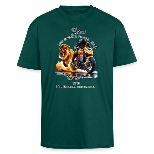 Syntynyt komentamaan - Paksu Oversized T-paita - hunter green