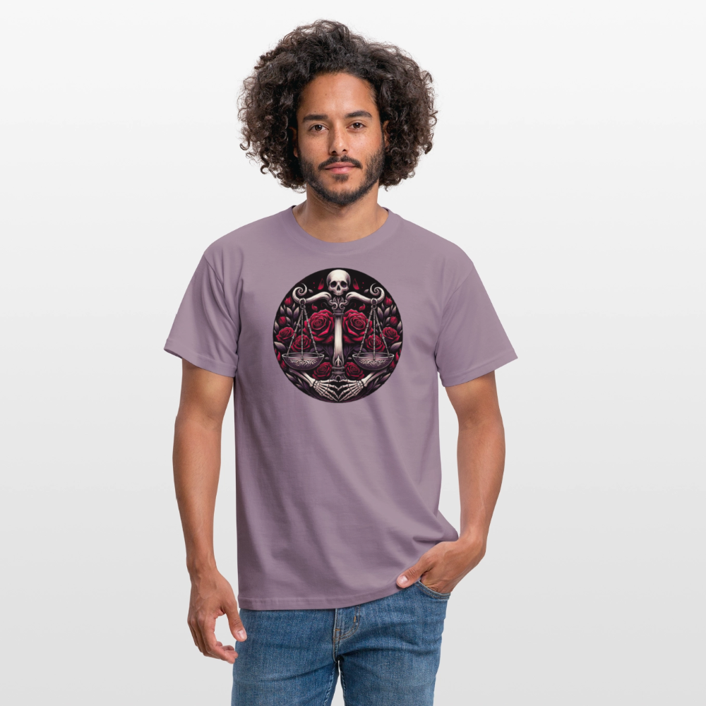 vaaka Miesten t-paita - lilanharmaa