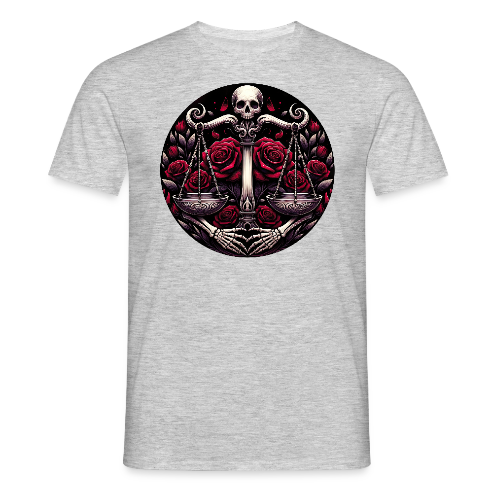 vaaka Miesten t-paita - harmaasävyinen