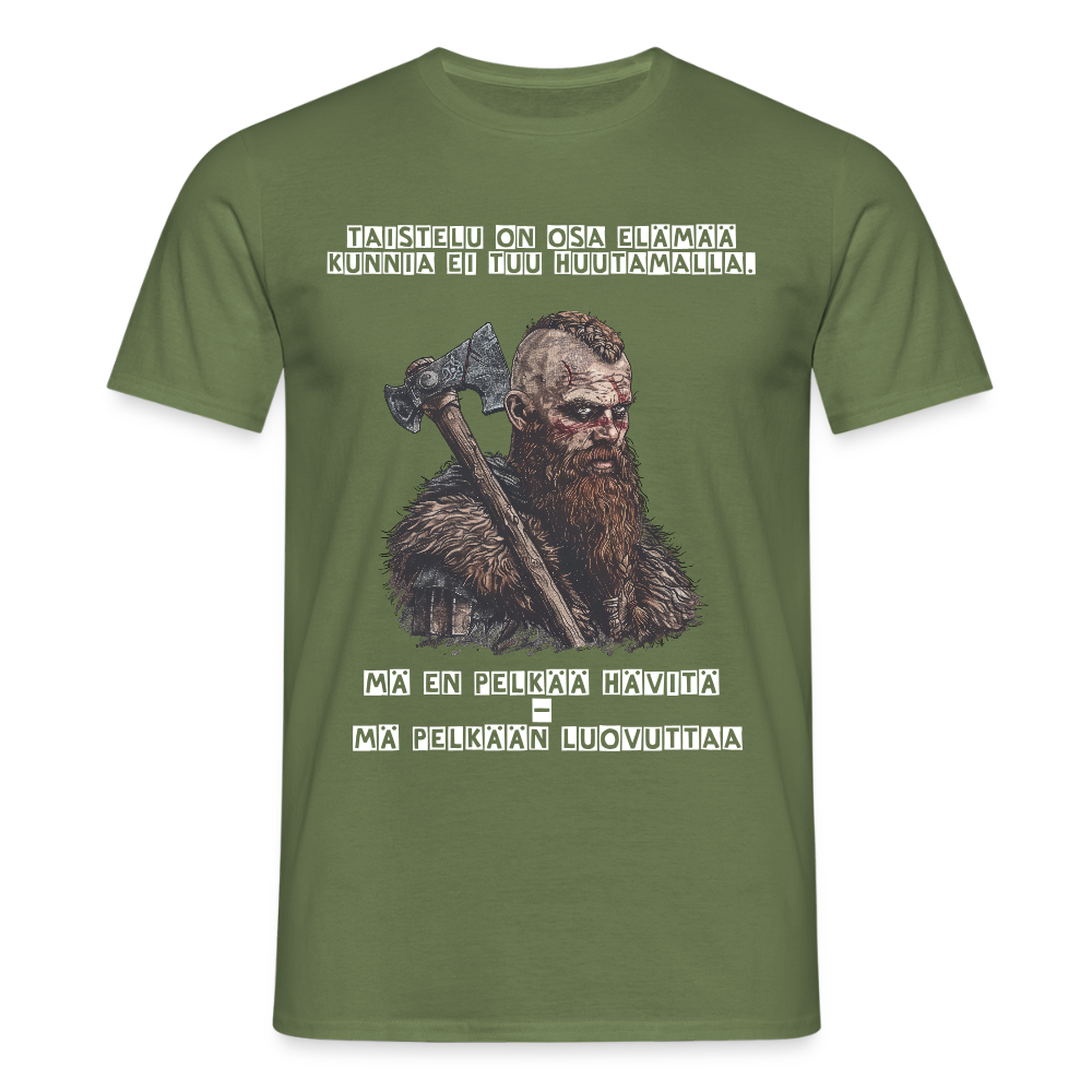 Miesten t-paita - viikinki - armeijanvihreä