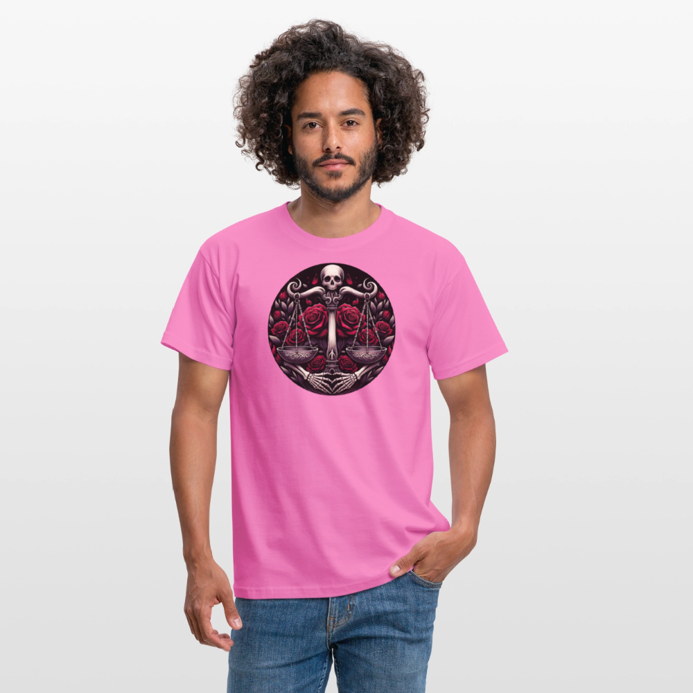 vaaka Miesten t-paita - vaaleanpunainen