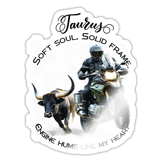 taurus BMW-seko horoskooppi härälle joka ei anteeks pyytele Tarra - valkoinen kiiltävä