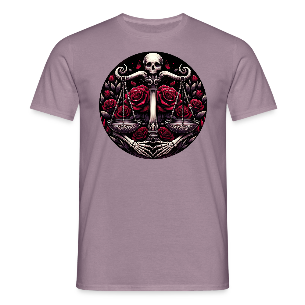 vaaka Miesten t-paita - lilanharmaa