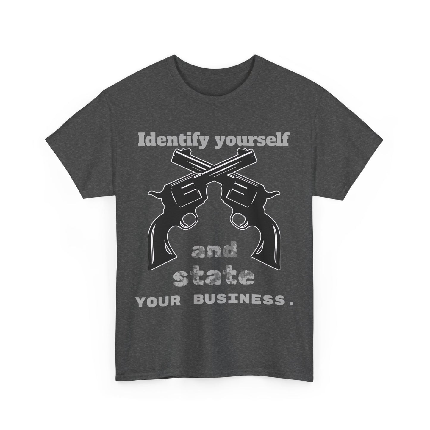 Unisex thick t-shirt - identify