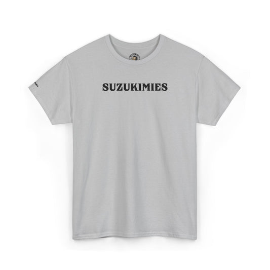 Suzukimies Graphic Tee — Retro Script biker Lover T-Shirt
