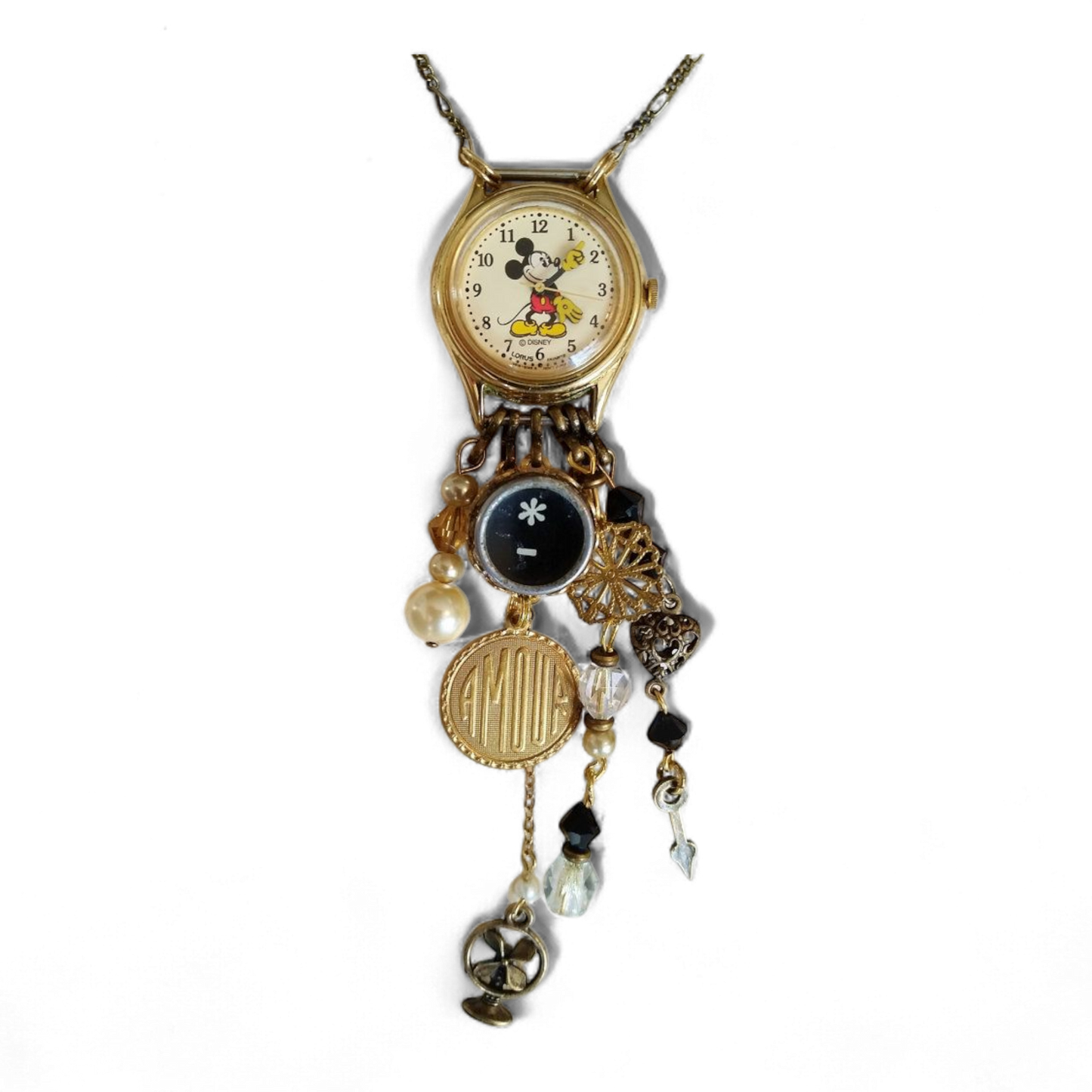 Rannekello kaulakoru vintage steampunk