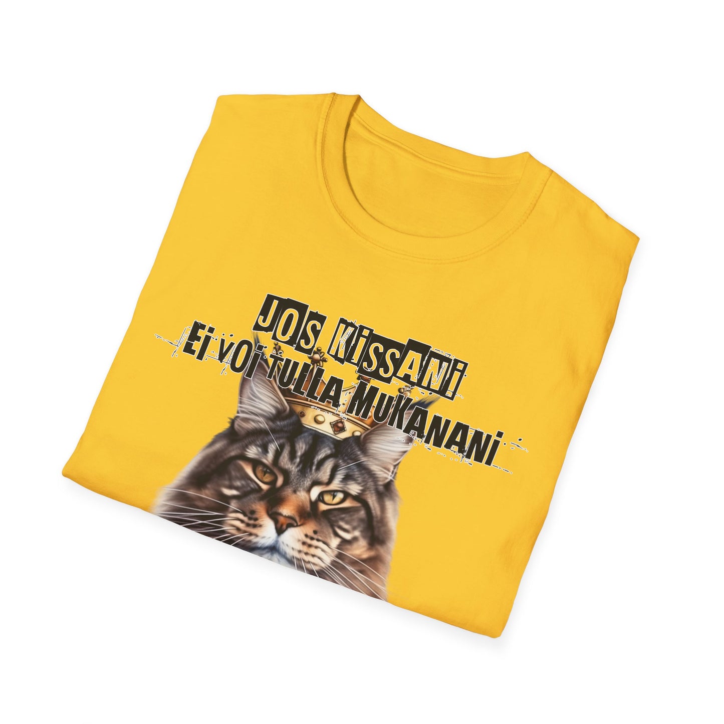 T-Paita - jos kissani ei voi tulla, minä en tule, maine coon