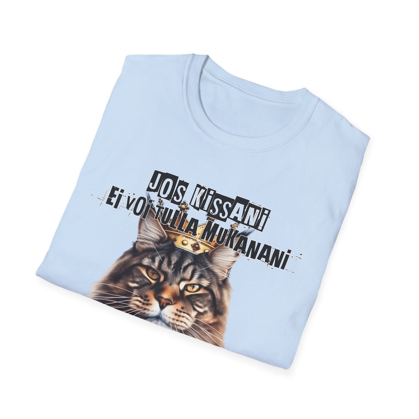 T-Paita - jos kissani ei voi tulla, minä en tule, maine coon